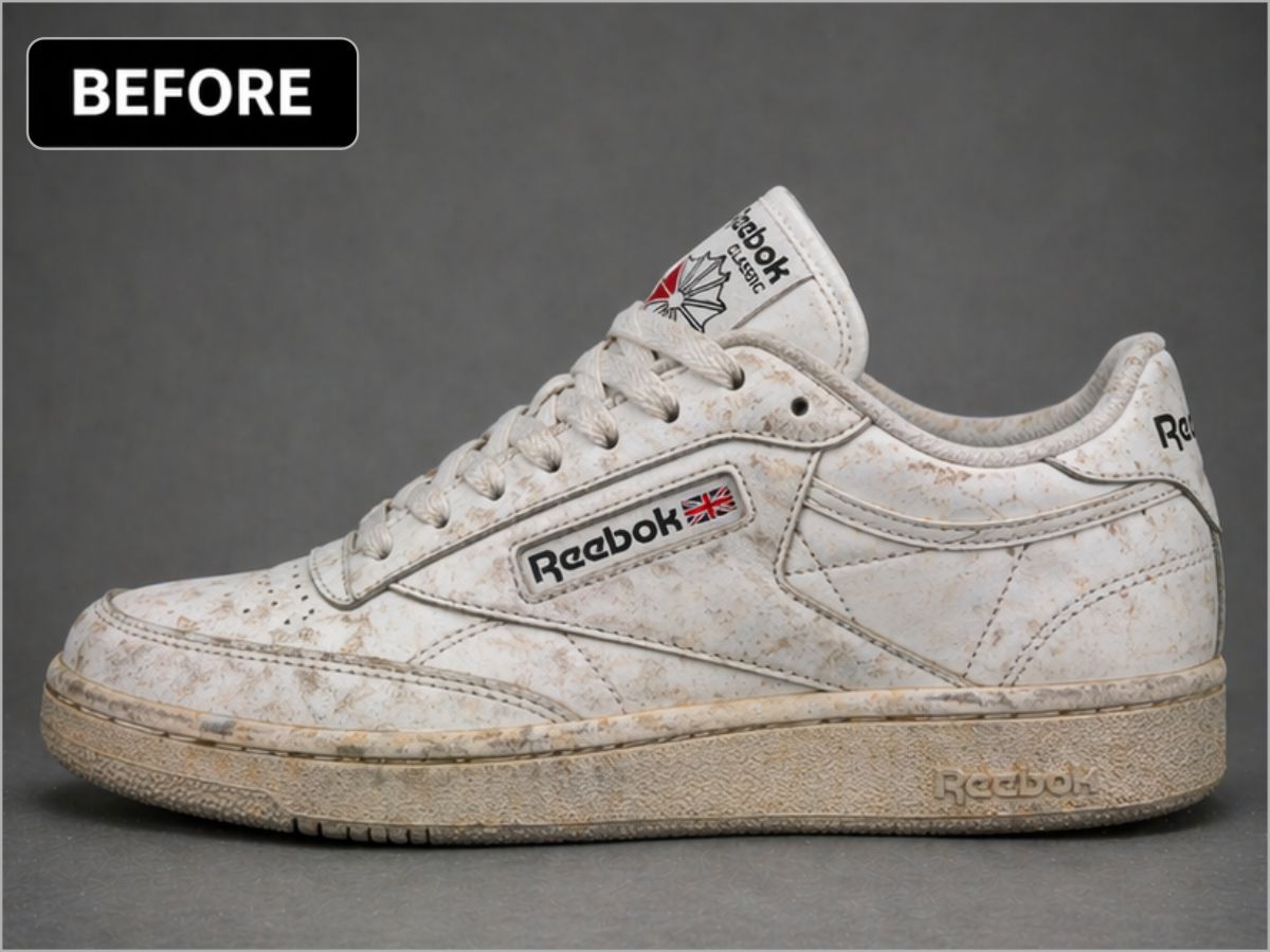 Before sneaker cleaning result 2