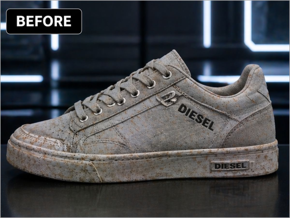Before sneaker cleaning result 4