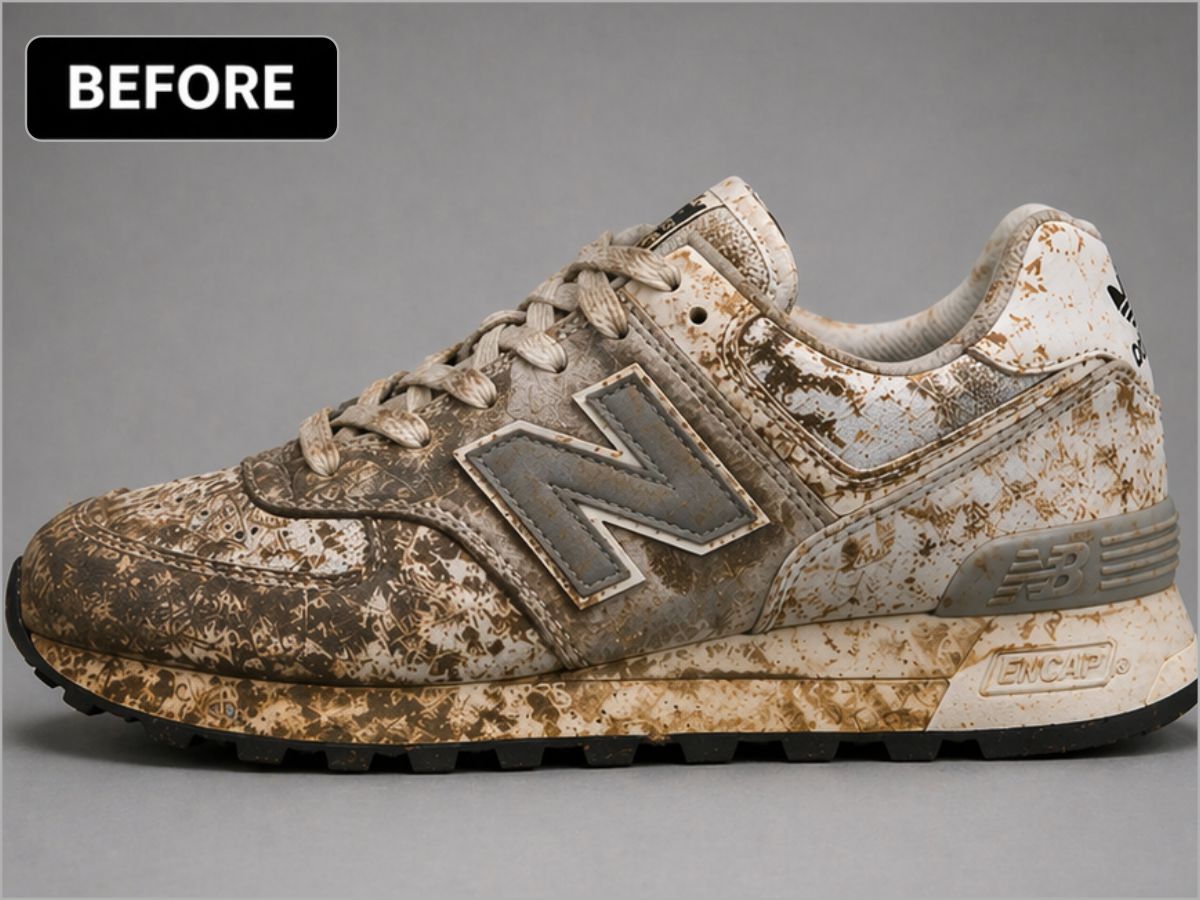 Before sneaker cleaning result 7