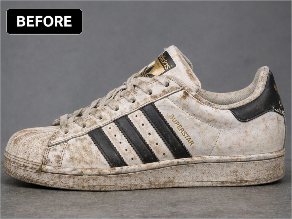 Before sneaker cleaning result 8