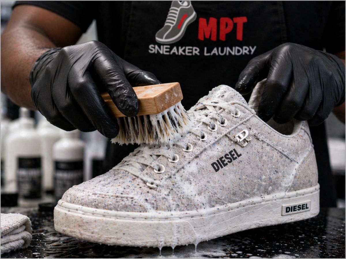 Sneaker cleaning process