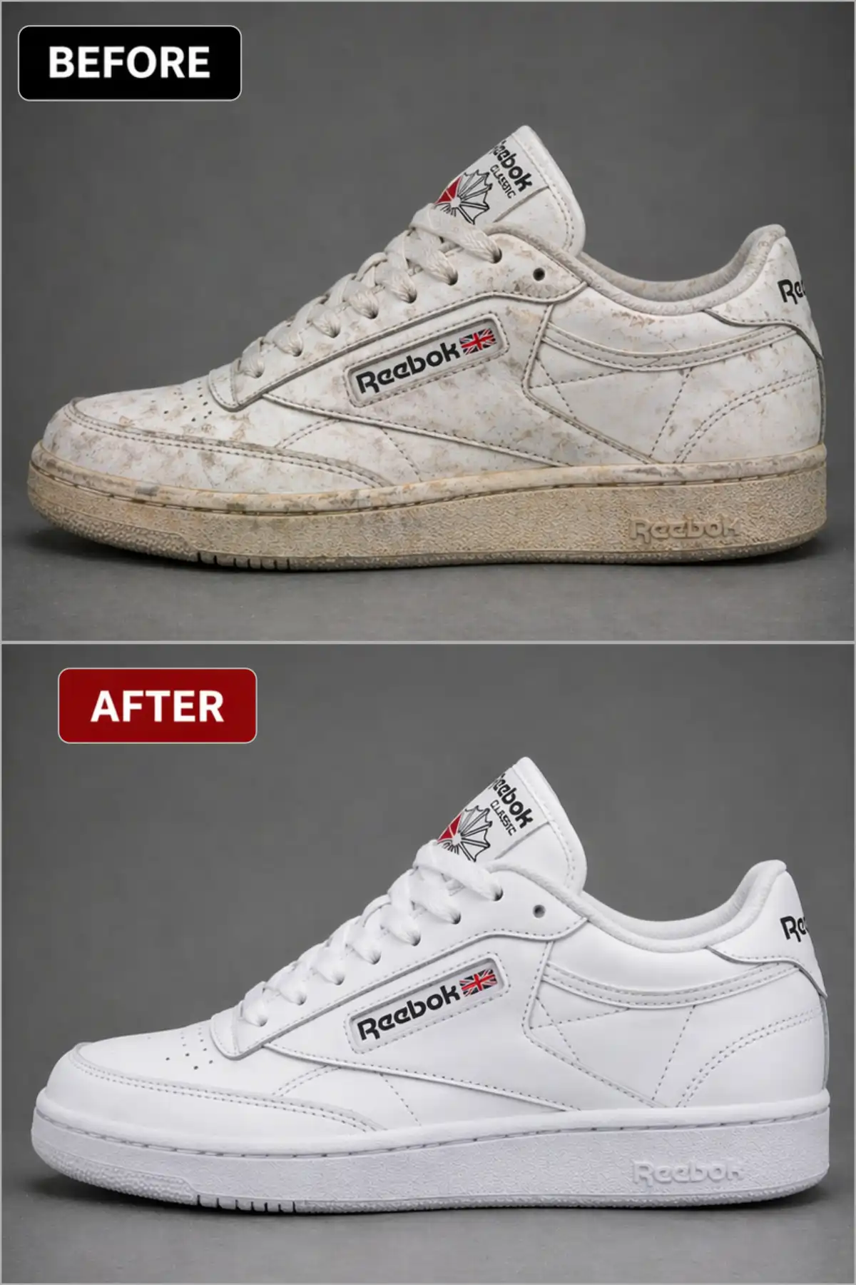 Sneaker cleaning detail work